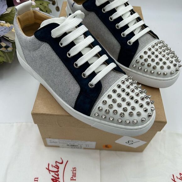 Men’s Christian Louboutin, Louis Jr spikes size 41 made in Italy - Picture 4 of 11